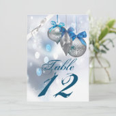 5x7 Numéro de tableau Carte Ornements Snowflakes S (Debout devant)