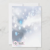 5x7 Numéro de tableau Carte Ornements Snowflakes S (Dos)