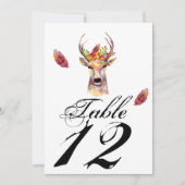 5x7 Numéro de tableau Cartes de cerf-volant Buck H (Devant)
