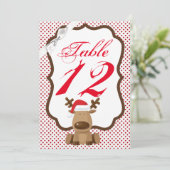 5x7 Numéro de tableau Rendein de carte Noël XMAS P (Debout devant)