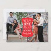 5x7 Peace, Love & Joy Frame 2 Carte photo (Devant)