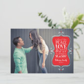 5x7 Peace, Love & Joy Frame Carte photo (Debout devant)