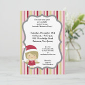 5x7 Petit ange de Noël Invitation (Debout devant)