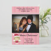 5x7 Petit ange de Noël Invitation (Debout devant)