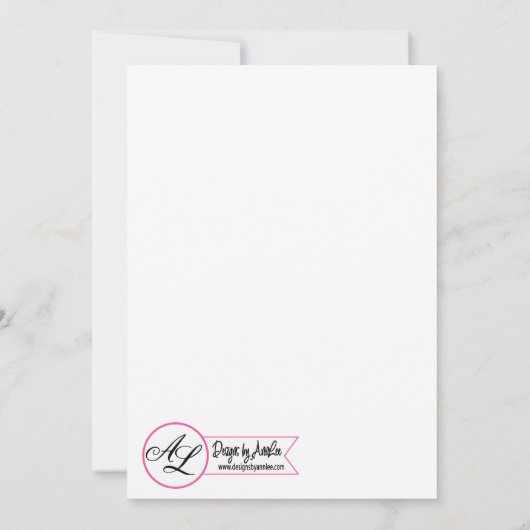 5x7 Photo Faire-part de naissance Armée blé sur Bu (Dos)