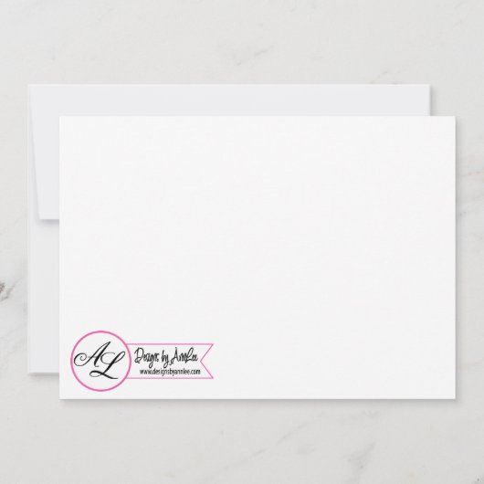 5x7 Photo Faire-part de naissance Armée Bohemian C (Dos)