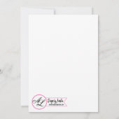 5x7 Photo Faire-part de naissance Army Cotton Bran (Dos)