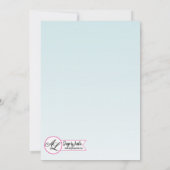 5x7 Photo Graduation Party Invitation Flo tropical (Dos)