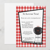 5x7 Pique-nique Été Barbecue Invitation (Devant / Derrière)