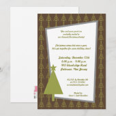 5x7 Plan forêt verte Invitation (Devant / Derrière)