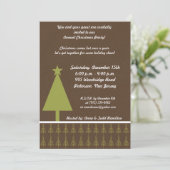 5x7 Plan forêt verte Invitation (Debout devant)