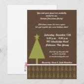 5x7 Plan forêt verte Invitation (Devant / Derrière)