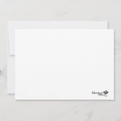 5x7 platte aanpasbare uitnodiging template (Achterkant)