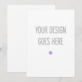 5x7 portretfoto Wenskaart afdrukken Feestdagenkaart (Voorkant / Achterkant)