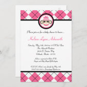 5x7 Roze socket one key Speelgoed Invitation Kaart (Voorkant / Achterkant)