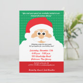 5x7 Santas Beard Noël Invitation (Debout devant)