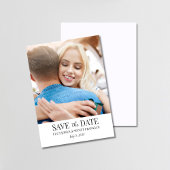 5x7 Save the Date met foto Kaart