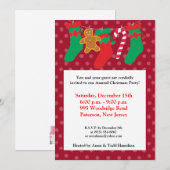 5x7 Stocking / Présente sur Invitation sur place d (Devant / Derrière)