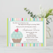 5x7 Sweet Treat Cake Anniversaire Fête Invitation (Debout devant)