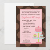 5x7 Sweet Trees Cup Baby shower Uitnodiging (Voorkant / Achterkant)