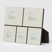 5x7 tablet Plaque - 5 Afbeeldingen Fotoplaat (Zijkant)