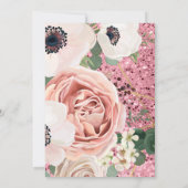 5x7 Tafelnummer Kaart Geometrische Tuin Roos Glitt (Achterkant)