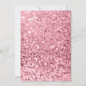 5x7 Tafelnummer Kaart Roos Gold Glitter (Achterkant)