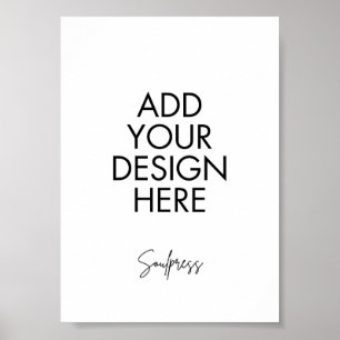 5x7"Teken Douanedruk Poster