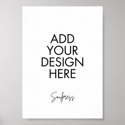 5x7"Teken Douanedruk Poster (Voorkant)