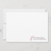 5x7 Twins Pea dans un Faire-part de naissance PHOT (Dos)