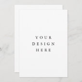 5x7" Uitnodiging afdrukken (Voorkant / Achterkant)