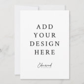 5x7" Uitnodiging Kaarten (Voorkant)