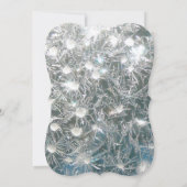 5x7 Uitnodiging tot het uitzenden van een winterwi (Achterkant)