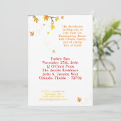 5x7 Uitnodiging van de Kern van de Thanksgiving va (Staand voorkant)