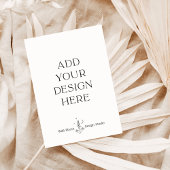 5x7" Uitnodigingskaarten Aangepaste Afdruk Kaart