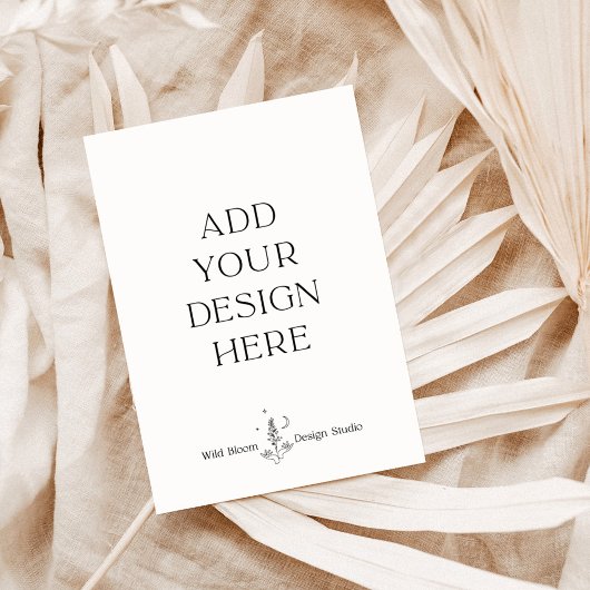 5x7" uitnodigingskaarten op maat gedrukt kaart