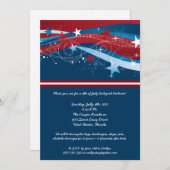 5x7 Vierde 4e juli Partij barbecue Uitnodiging (Voorkant / Achterkant)