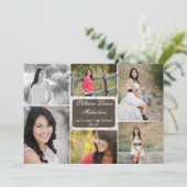 5x7 Vieux Blanc Grange Bois Masse Faire-part Senio (Debout devant)