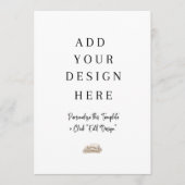 5x7 vlakke Kaart (Voorkant)