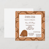 5x7 Warthog Pok-a-Dot Invitation de fête d'anniver (Devant / Derrière)