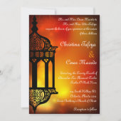 5x7 Weddenschap Uitnodiging Marokkaanse Lantaarn I (Voorkant)