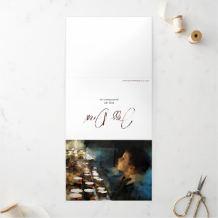 5x7 Wenskaart, Cadeau voor priesters, diakens Drieluik Kaart