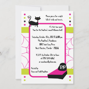 5x7 Witchays Halloween Party Invitation