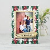 5x7 XMAS Carte photo vert doux Noël moche (Debout devant)