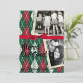 5x7 XMAS Carte photo vert doux Noël moche (Debout devant)