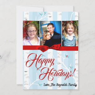 5x7 XMAS-kerstboomgaard winterfotokaart Feestdagenkaart