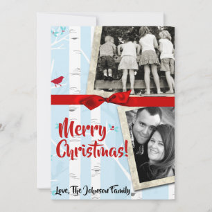 5x7 XMAS-kerstboomgaard winterfotokaart Feestdagenkaart