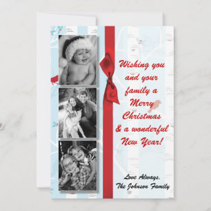 5x7 XMAS-kerstboomgaard winterfotokaart Feestdagenkaart