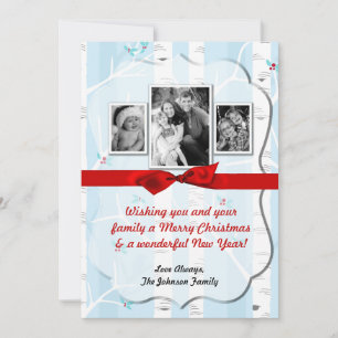 5x7 XMAS-kerstboomgaard winterfotokaart Feestdagenkaart