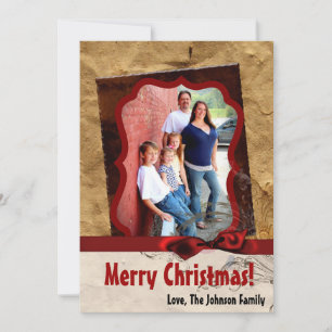 5x7 XMAS-kerstkaart voor  -fotokaart Feestdagenkaart